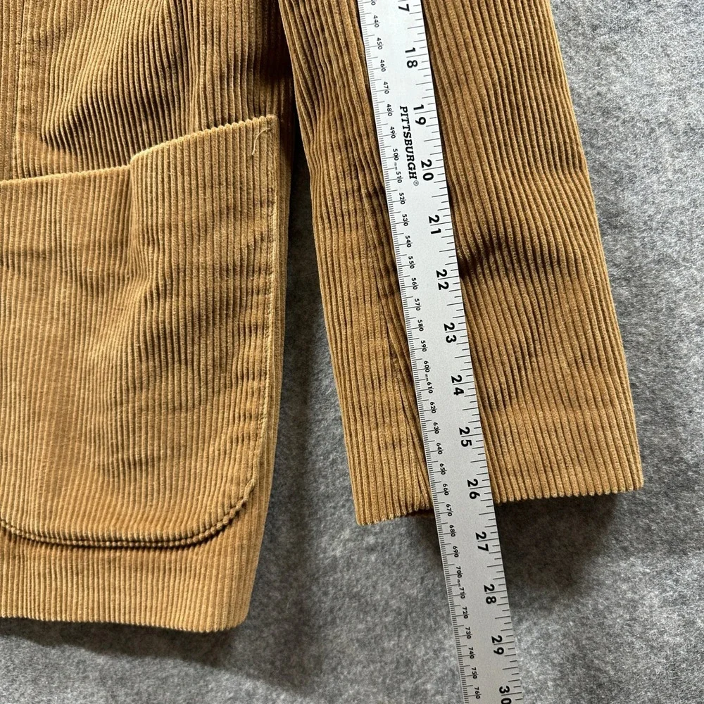 Vtg Abercrombie & Fitch Corduroy Blazer Mens L Brown 3-Button Sport Coat Jacket